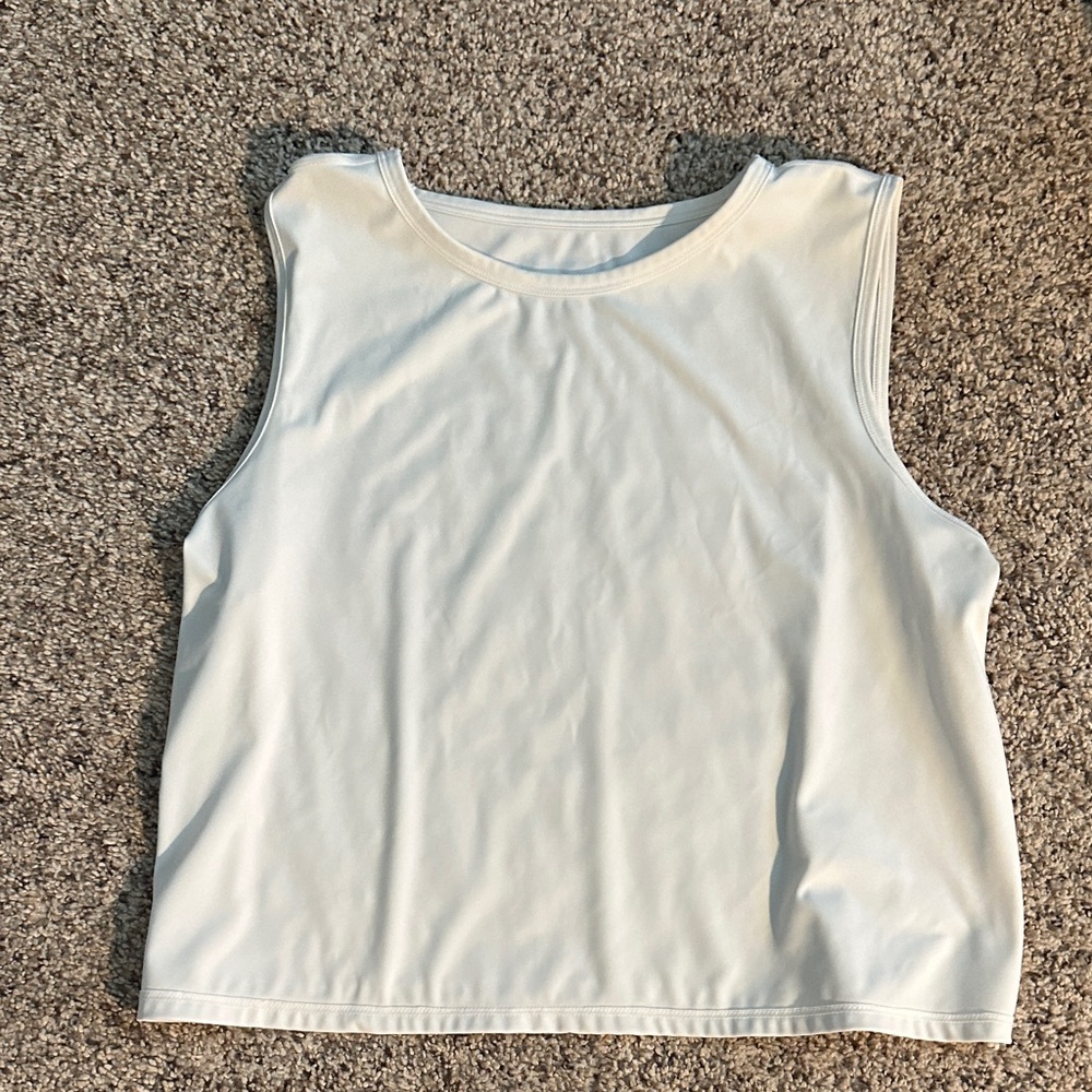 Women's Sleeveless White Top